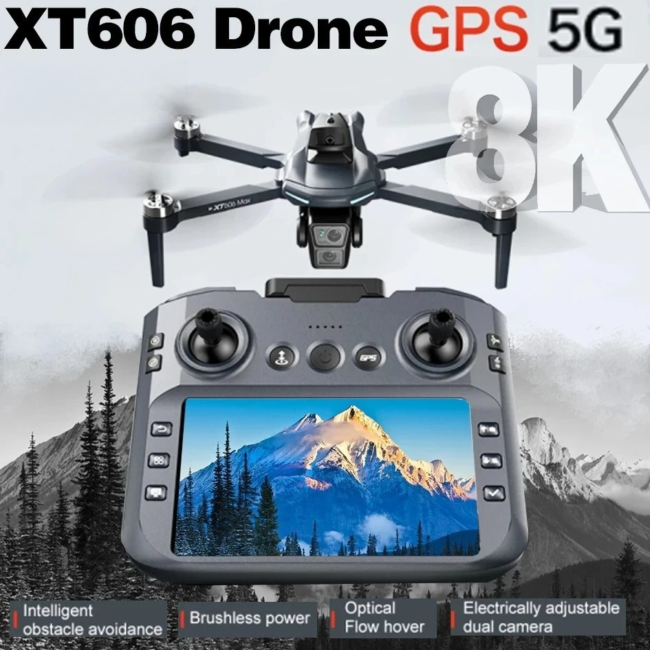 طائرة بدون طيار XT606 الأصلية  - مراجعة Fpv Drone Kit وسعره